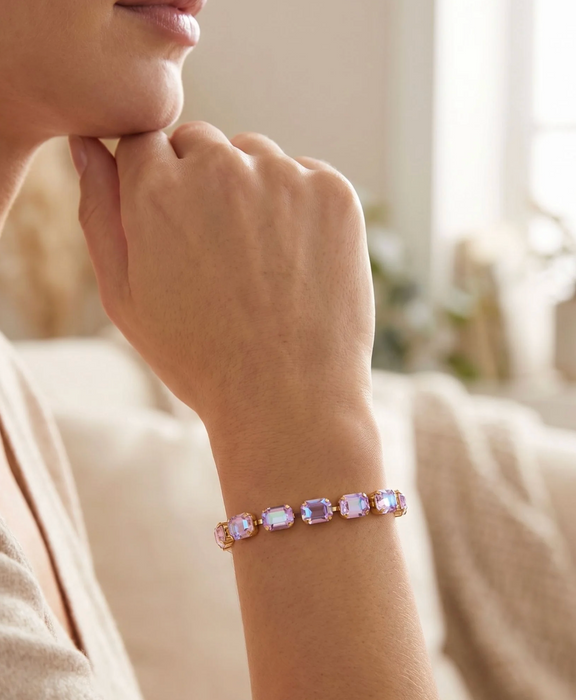 Octavia Tennis Bracelet | Vitrail Light