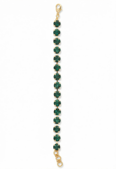 Sienna Tennis Bracelet | Emerald