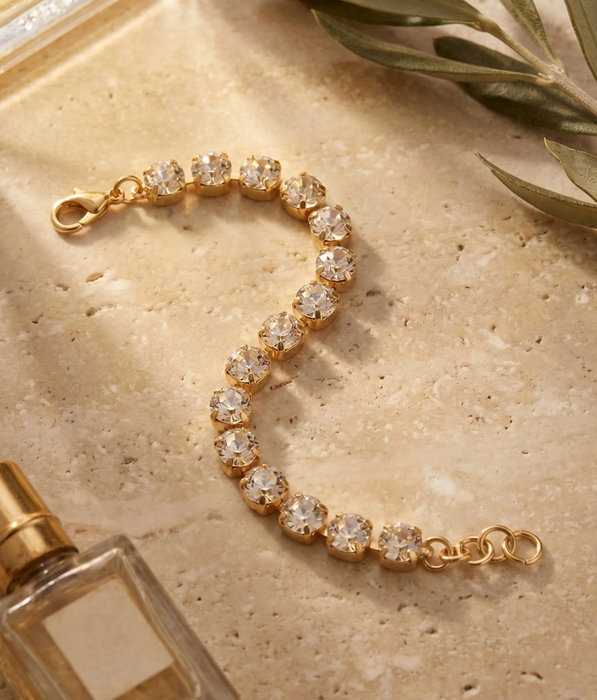 Sienna Tennis Bracelet | Crystal
