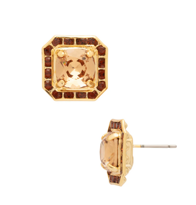 Autumn Studs | Honey Bourbon