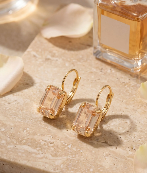 Octavia Dangle Earrings | Golden Shadow