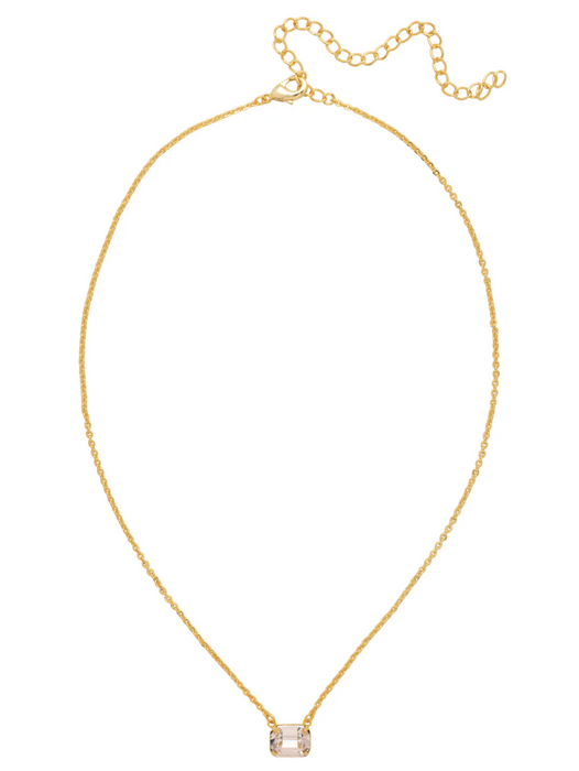 Octavia Single Crystal Pendant | Silk