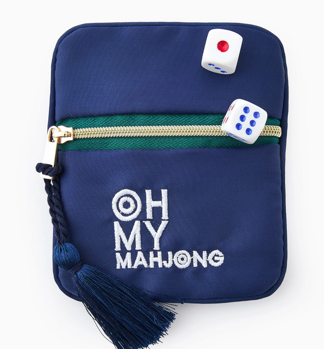 Blue Coin & Dice Bag