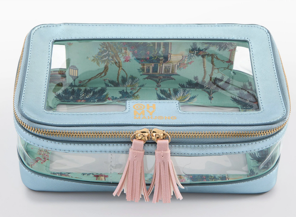 Tile Storage Bag | Metallic Lt Blue