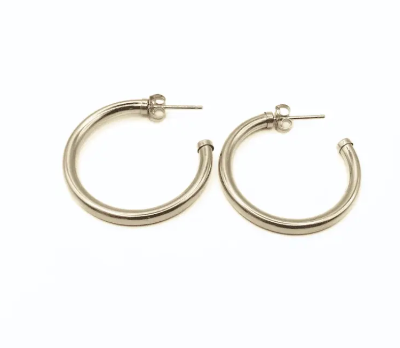 Paris 20mm Waterproof Hoop Earrings