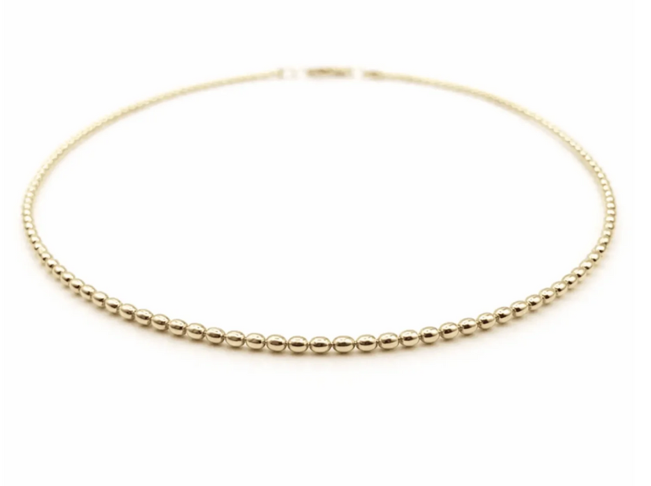 Oval Pattern Waterproof Necklace