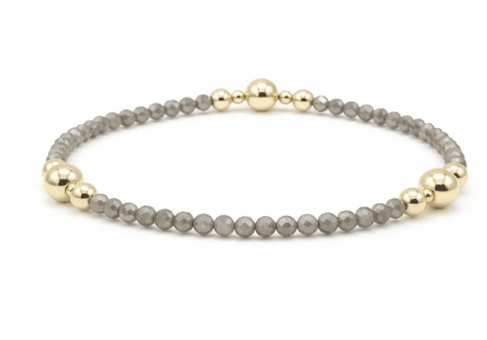Nantucket Shimmer Gray Waterproof Bracelet