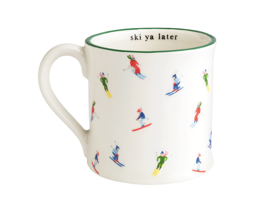 Ski Ya Later Ceramic Ski Mug
