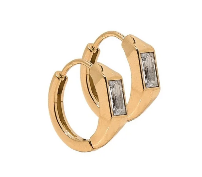 Lottie Gold Huggie Earrings