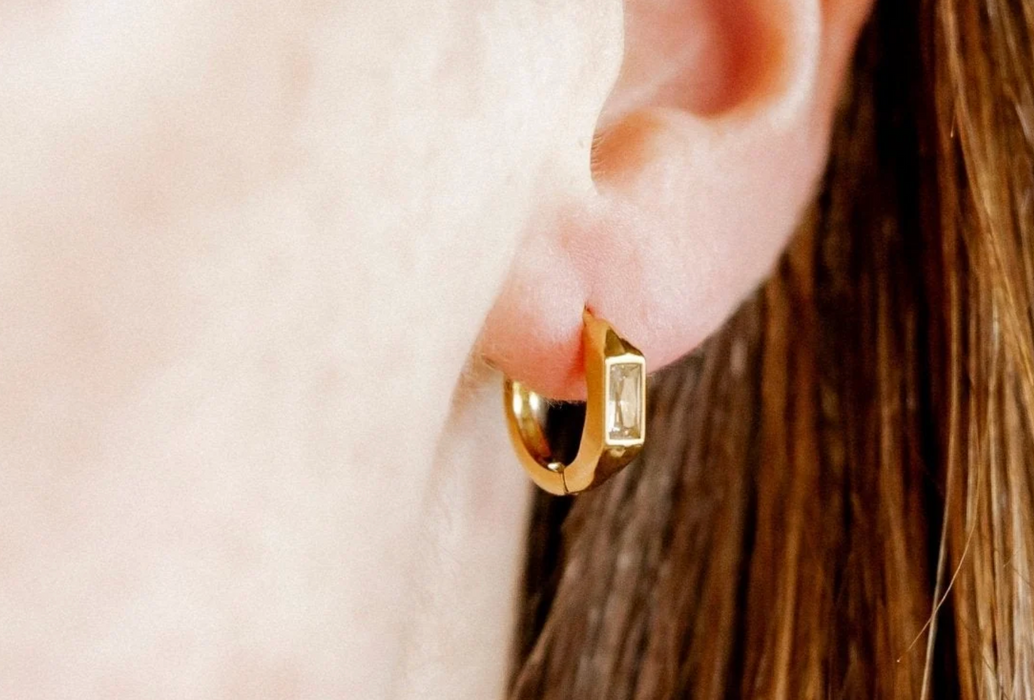 Lottie Gold Huggie Earrings