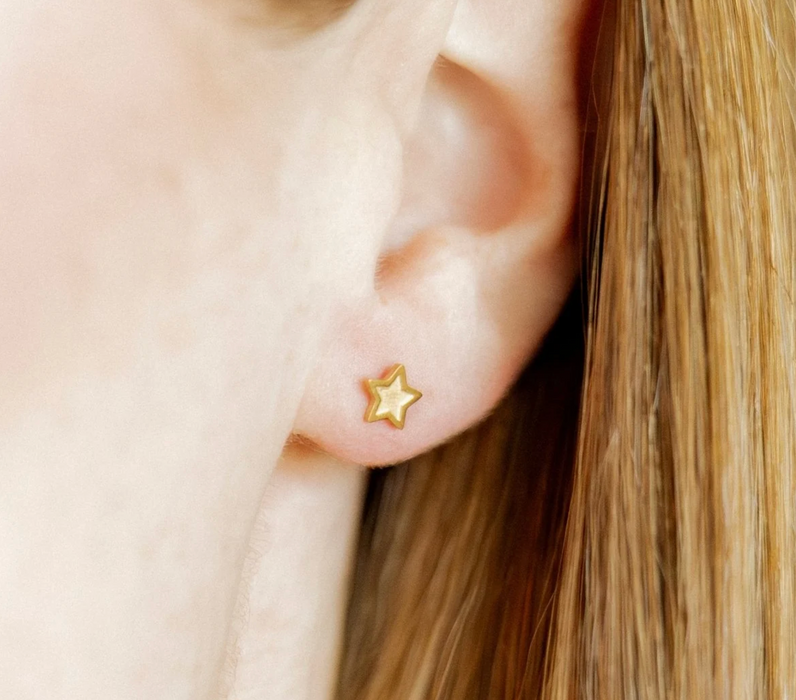 Lennon Star Stud Earrings