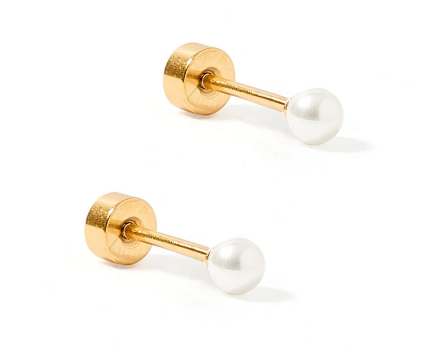 Payton 3mm Pearl Stud Earrings