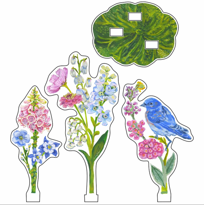 Blue Bird Petite Bouquet
