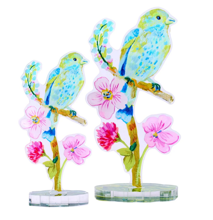 Indigo Bunting with Clover