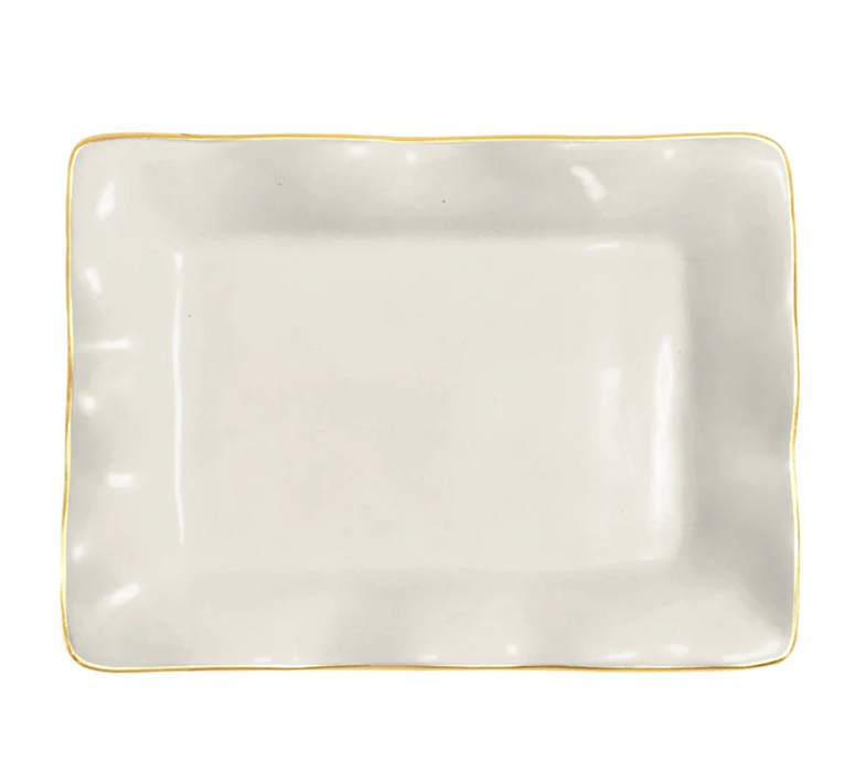 8845 ENCANTO Vento Sm Rect Tray | Cream
