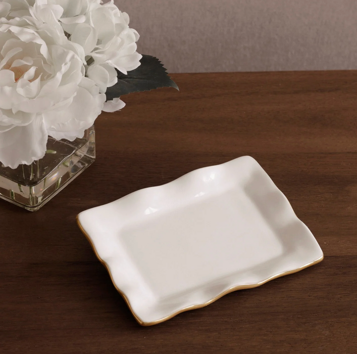 8845 ENCANTO Vento Sm Rect Tray | Cream