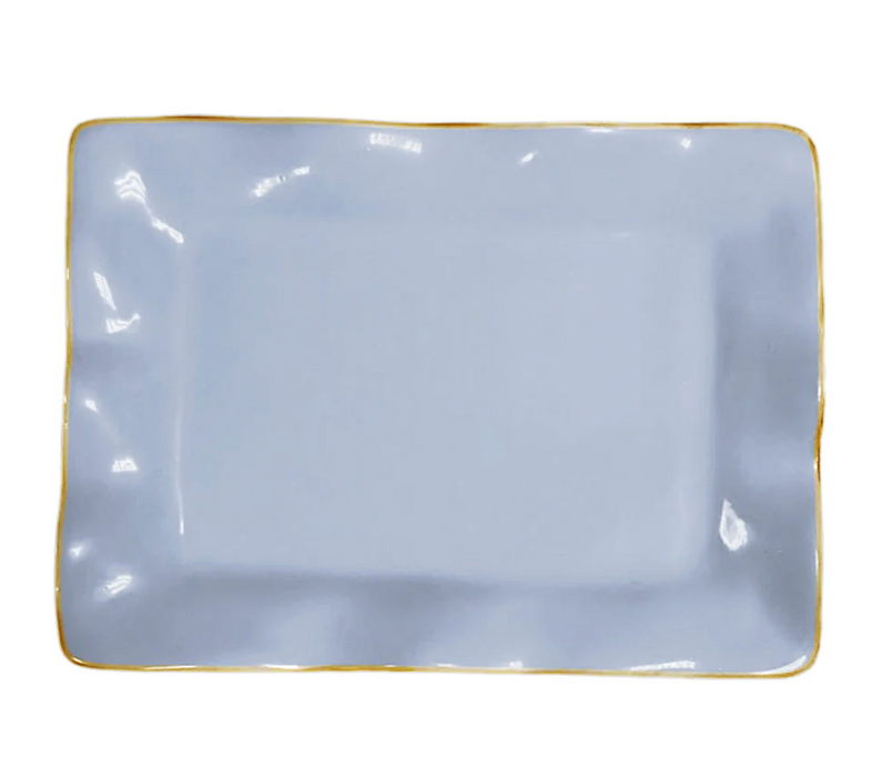 8630 ENCANTO Vento Sm Rect Tray | Periwinkle