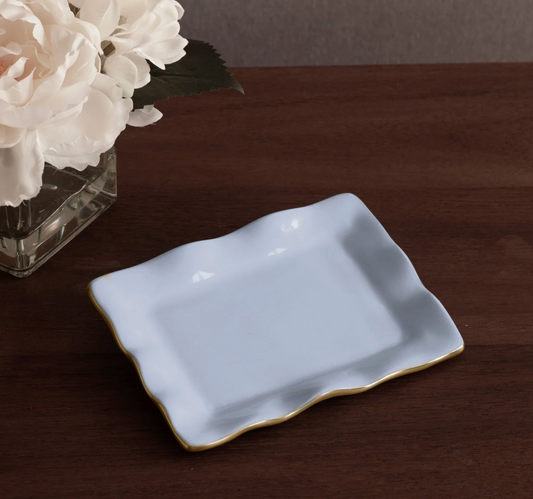 8630 ENCANTO Vento Sm Rect Tray | Periwinkle