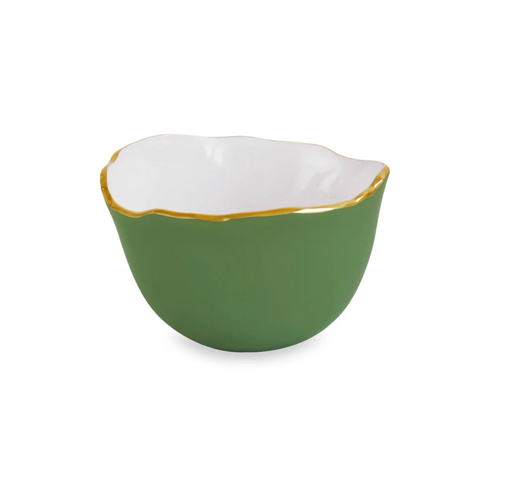 8954 ENCANTO Osaka Sm Bowl | Leaf Green/White