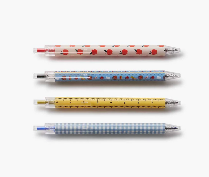 Schoolhouse Gel Pen Set of 4