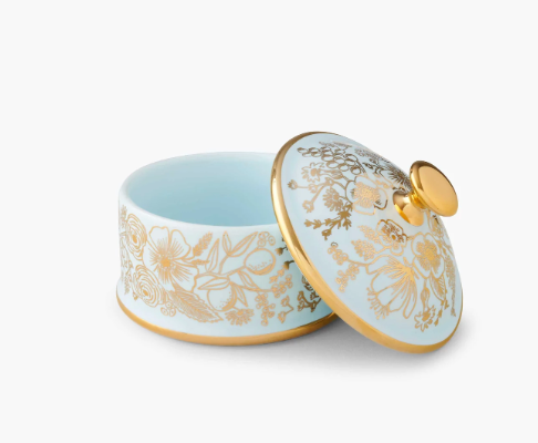 Colette Round Porcelain Box