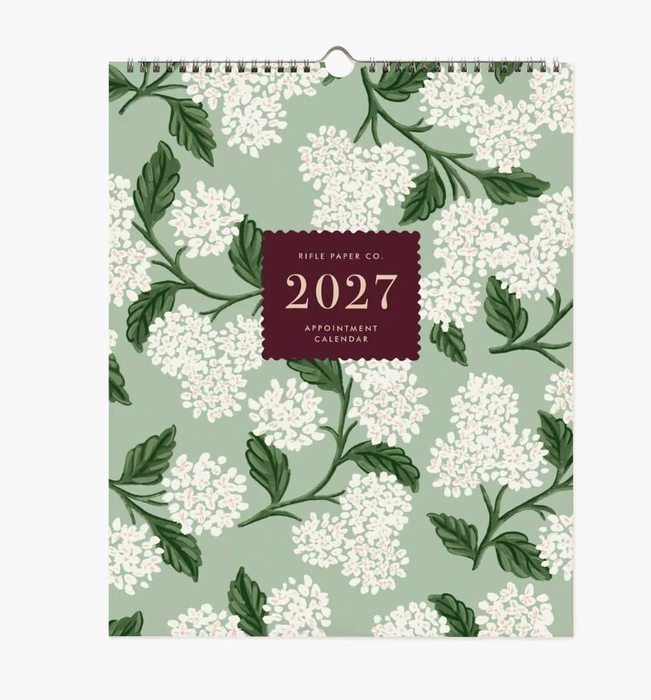 2027 Floral Appointment Calendar
