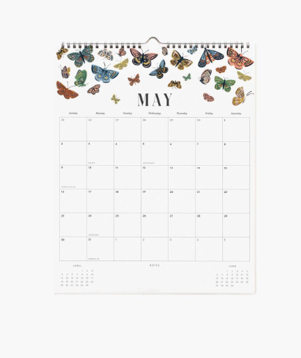 2027 Floral Appointment Calendar