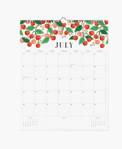 2027 Floral Appointment Calendar