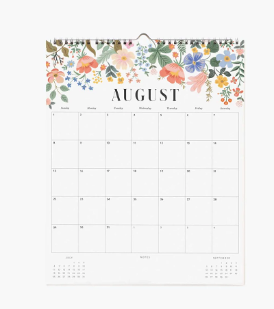 2027 Floral Appointment Calendar