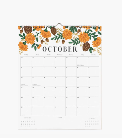 2027 Floral Appointment Calendar