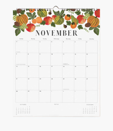 2027 Floral Appointment Calendar