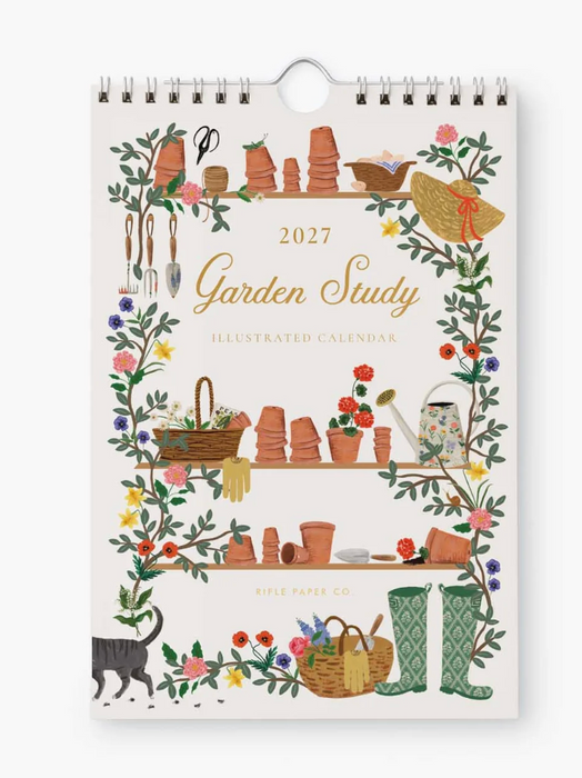 2027 Garden Study Kitchen Calendar