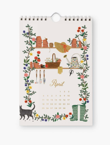 2027 Garden Study Kitchen Calendar