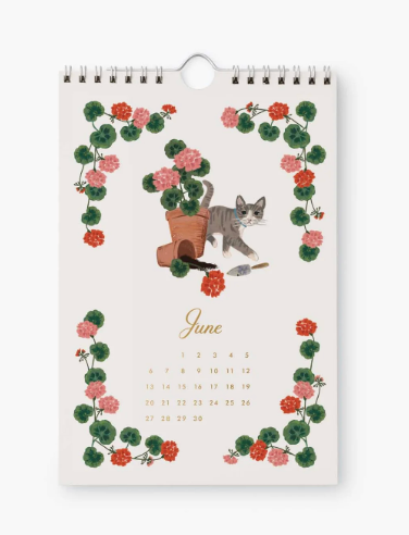 2027 Garden Study Kitchen Calendar