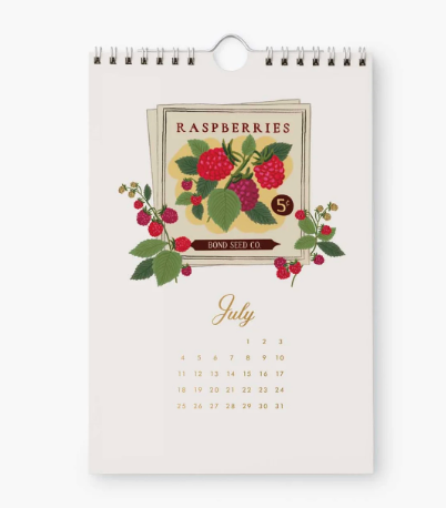 2027 Garden Study Kitchen Calendar