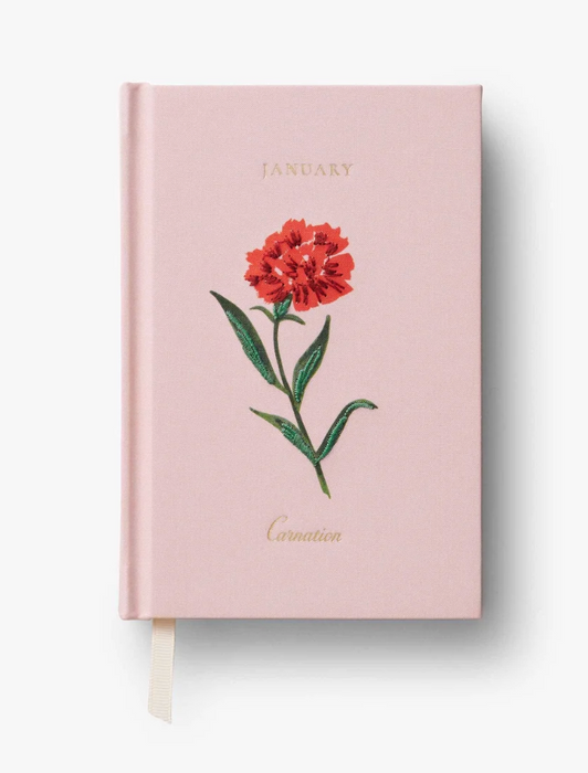 Birth Month Mini Embroidered Journal