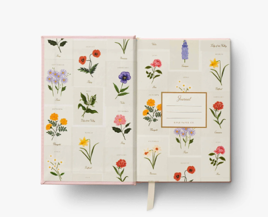 Birth Month Mini Embroidered Journal