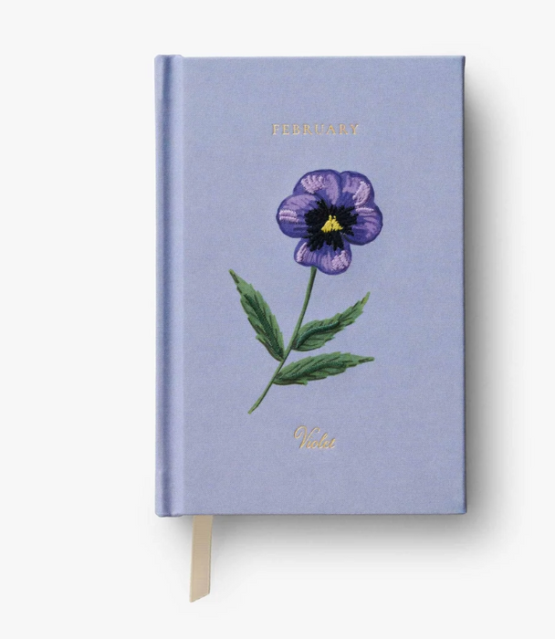 Birth Month Mini Embroidered Journal