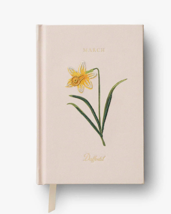 Birth Month Mini Embroidered Journal