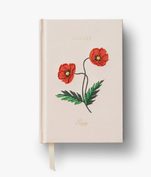 Birth Month Mini Embroidered Journal