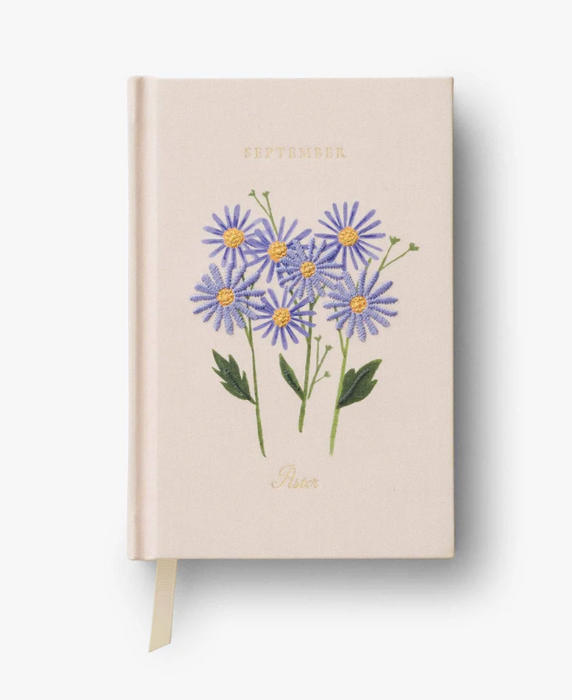 Birth Month Mini Embroidered Journal