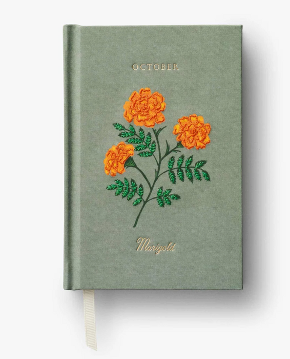 Birth Month Mini Embroidered Journal
