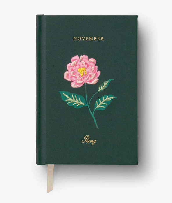 Birth Month Mini Embroidered Journal