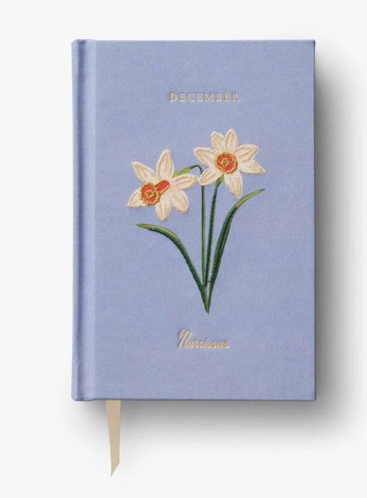 Birth Month Mini Embroidered Journal