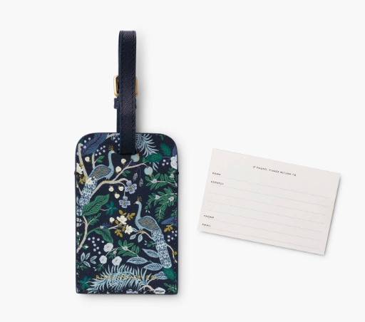 Peacock Luggage Tag