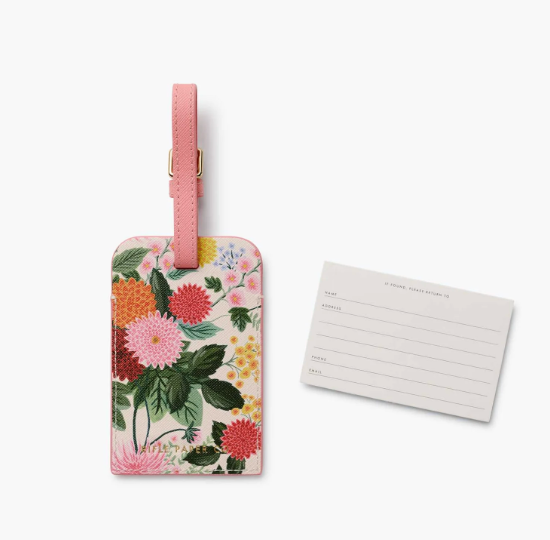 Dahlia Luggage Tag