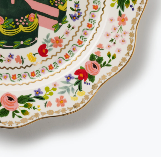 Floral Cake Celebration Plate