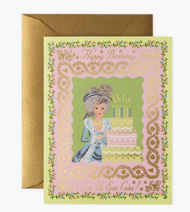 Let Us Eat Cake Birthday Card