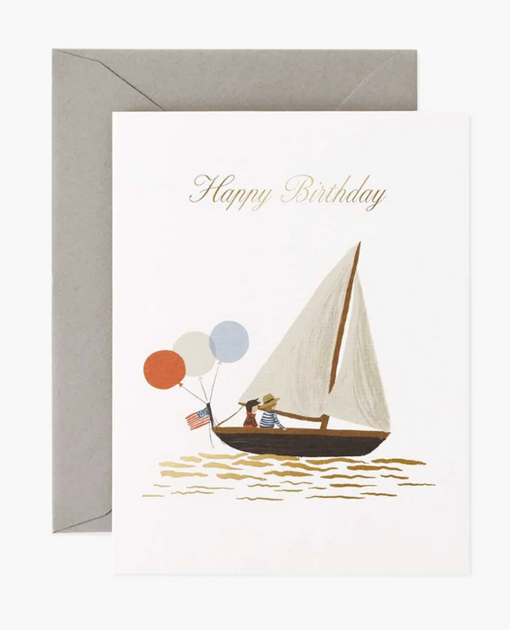 Sailboat Birthday Card
