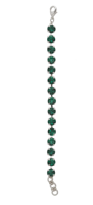 Sienna Tennis Bracelet | Emerald Palladium